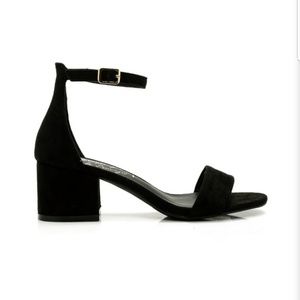 Black Block Heels Size 11 Brand New In Box Size 11
